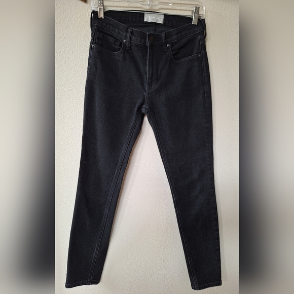 Everlane Womens Black Stretch Skinny Jeans Size 26R - Picture 1 of 7